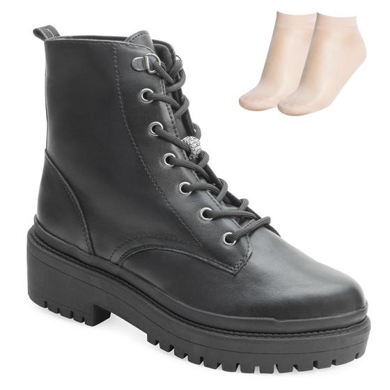 Imagem de Bota Coturno Via Marte e Meia VM24-00500