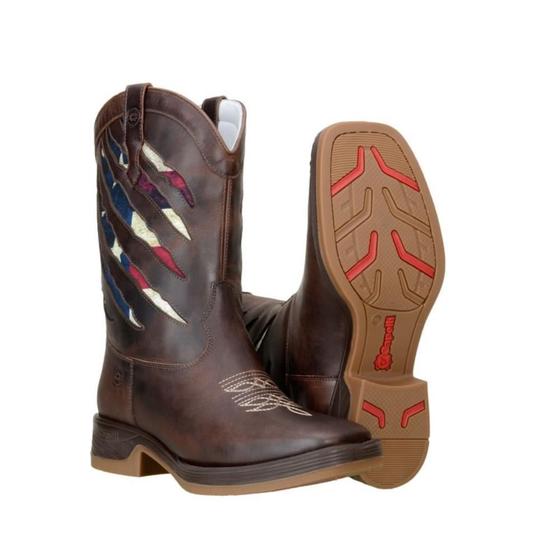 Imagem de Bota Country Capelli Texana Masculina EUA Cano Médio Casual