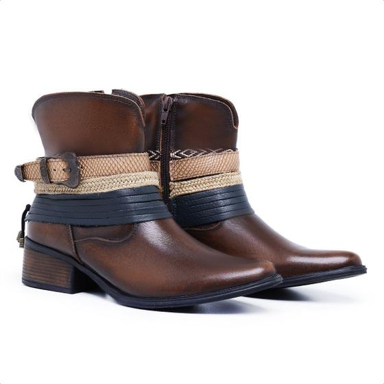 Imagem de Bota Country Feminina Cano Medio Ref.: 1130 Havana