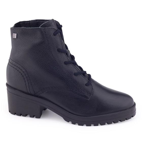 Bottero Feminino Bota Coturno Couro Bottero Tratorada Bota Couro