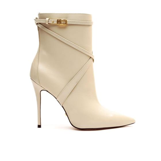 Imagem de Bota Couro Off White Cano Curto Cecconello 2396001-2