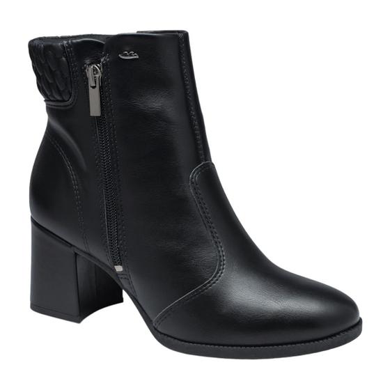 Imagem de Bota Dakota G9613 Salto Grosso Medio Ziper Cano Curto Feminino