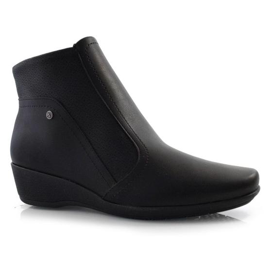 Imagem de Bota de Cano Curto Feminina Piccadilly Preto 143217