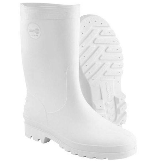 Imagem de Bota de PVC branca cano médio sem forro 43/44 Nove54 Branco