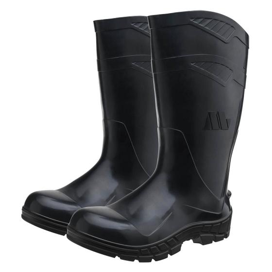 Imagem de Bota de PVC Cano Alto Preta All Work Marluvas 701402