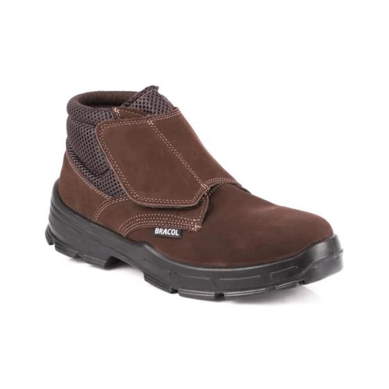 Bota De Segurança Bracol BVN Nobuck Vel S/ Cadarço CA 25684