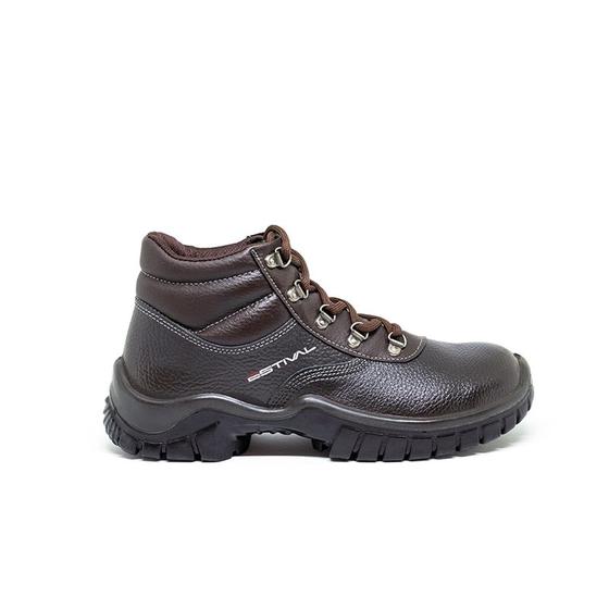 Bota De Segurança Em Couro Relax Work Estival Menor preço em Bota De Segurança Em Couro Relax Work Estival