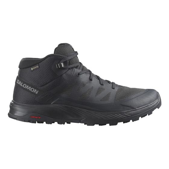 Imagem de Bota de Trilha Masculina Salomon Outrise Mid GTX Gore-Tex Preta