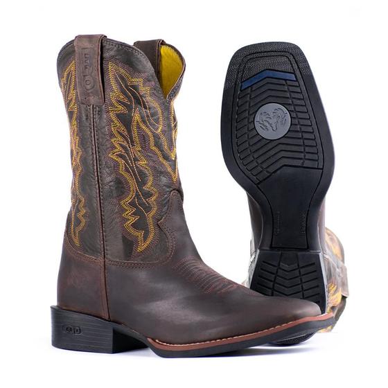 Bota Cowboy Durango Red Dirt Rebel - Couro, Bico Quadrado Masculino