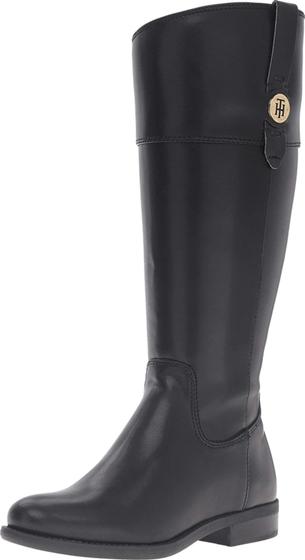 Imagem de Bota Equestre Feminina Tommy Hilfiger Shano-WC - Tamanho 6,5 - Preta