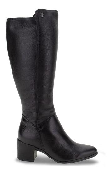 Imagem de Bota Feminina Bottero Cano Longo Couro Preto 346903