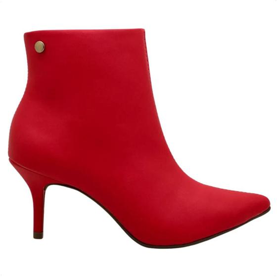 Couro Bota Vermelha Cano Curto Cano Baixo Bota Vermelha Cano Curto