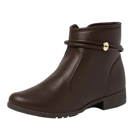 Imagem de Bota Feminina Cano Curto Salto Baixo Dakota G9554