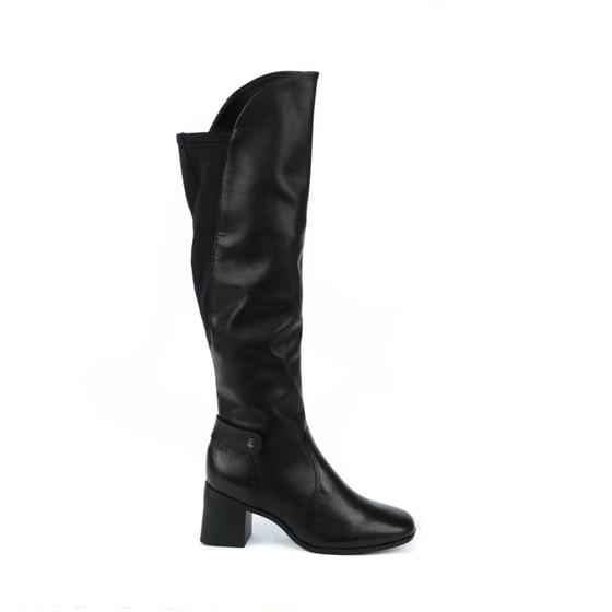 Imagem de Bota feminina Cano Longo Couro Bottero Preto 361804