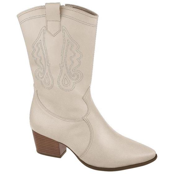 Imagem de Bota Feminina Country Cano Médio Bico Fino Bebece T4918-102