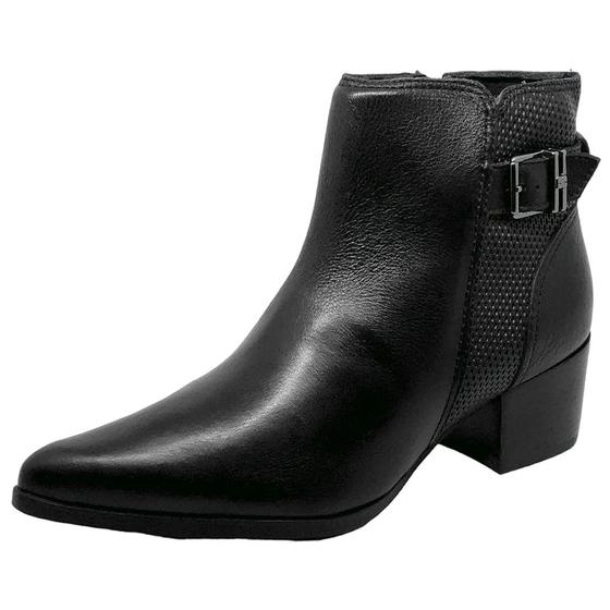 Bota Feminina Couro Cano Baixo Salto Médio Bottero 349306 Menor preço em Bota Feminina Couro Cano Baixo Salto Médio Bottero 349306
