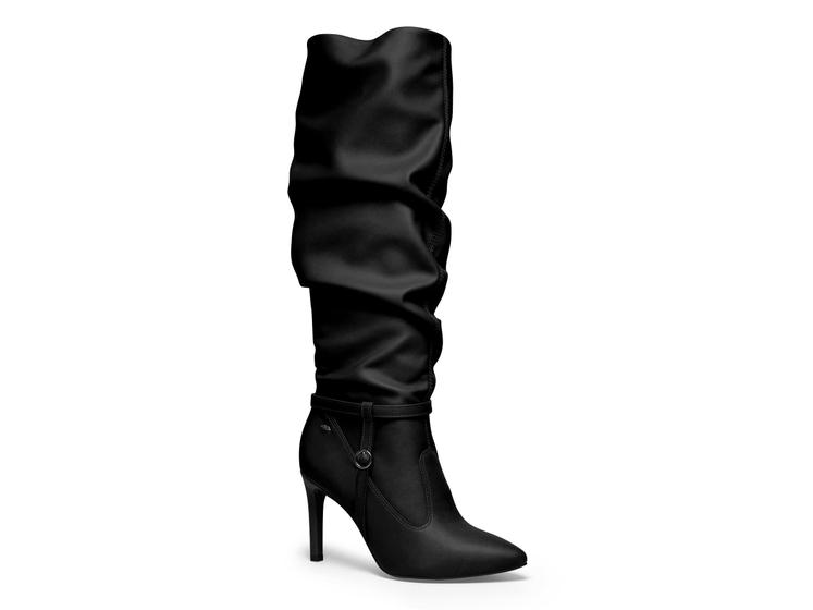 Bota Cano Alto Salto Fino Bota Feminina Cano Alto Salto Fino Couro