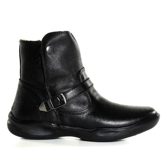 Imagem de Bota Feminina Leve Comfort 10014b Preta