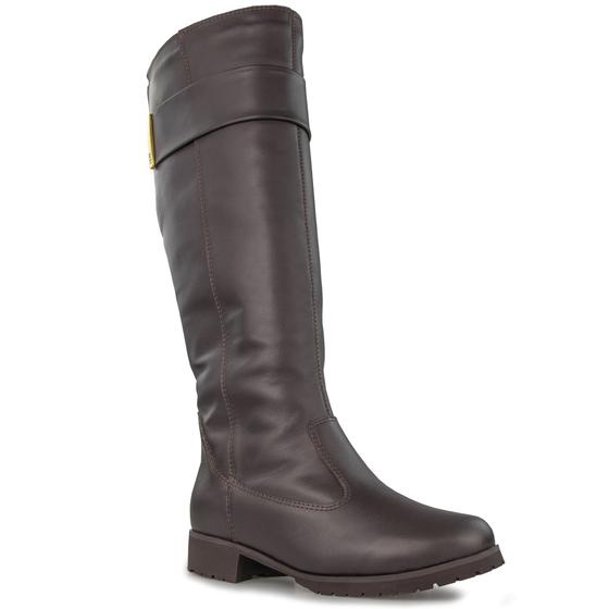 Imagem de Bota Feminina Linha Neve Forrada Em Lã Natural Rukka Tall Strip Ref.: 22110