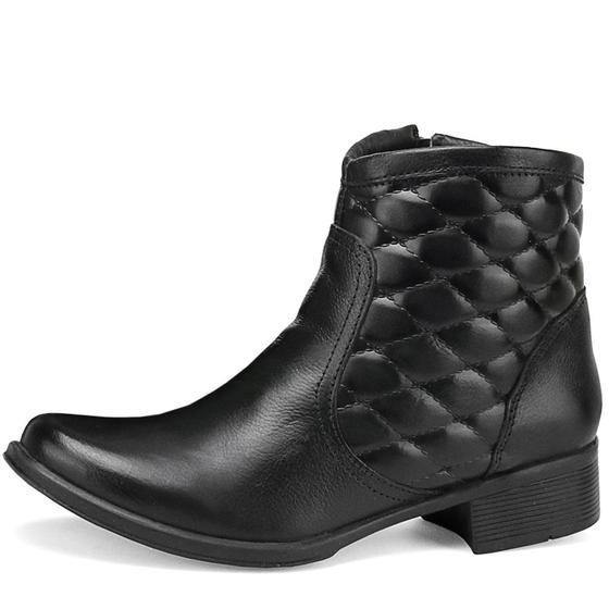 Imagem de Bota Feminina Matelassê Cano Médio Cla Cle - 312 - Preto