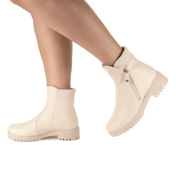 Imagem de Bota Feminina Mississipi Coturno Cano Curto Original Q7874