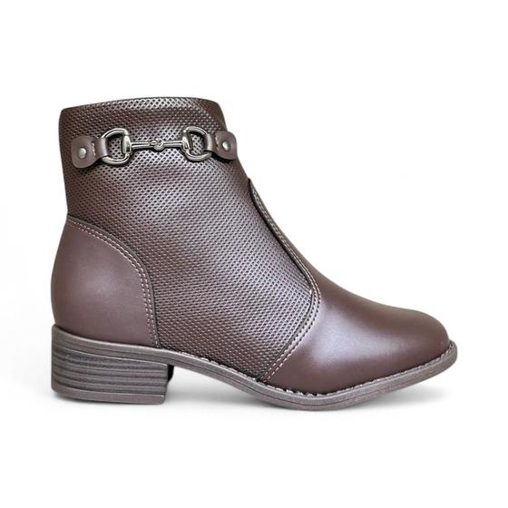 Bota Feminina Modare Salto Baixo de Cano Curto Ultraconforto