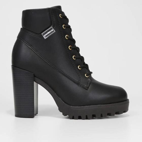 Moleca Bota Feminina Coturno Salto Alto Bota Coturno Feminino