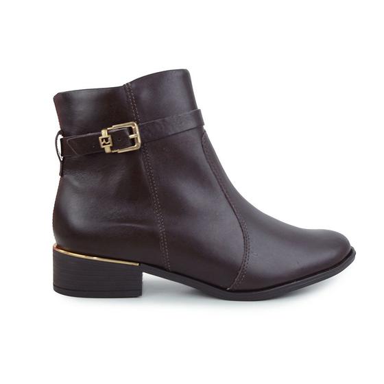 Imagem de Bota Feminina Ramarim Cano Baixo Soft Stout Marrom - 2453104