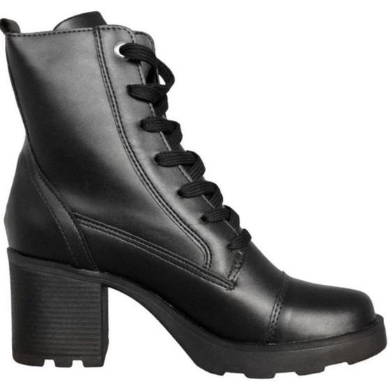 Imagem de Bota Feminina Sua Cia Preto Soft Salto Médio 831214733