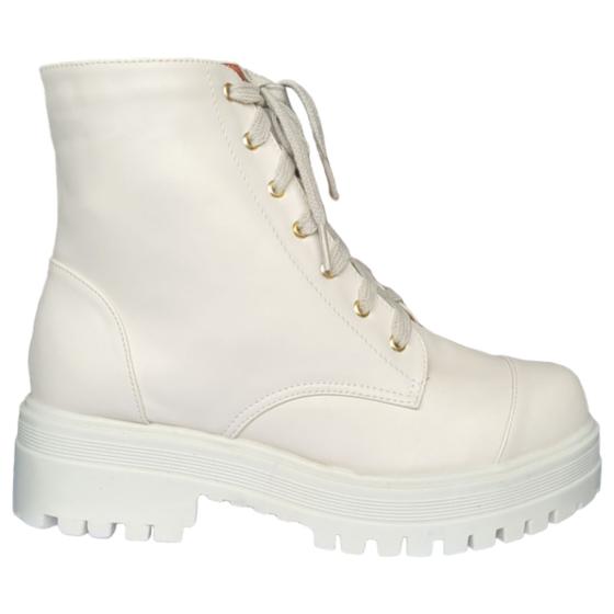 Imagem de Bota Feminina Tratorada Coturno Zíper Blogueira Confortável