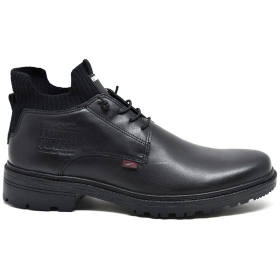 Imagem de Bota Ferracini 24h Snow Couro Knit Confortável 8917-646