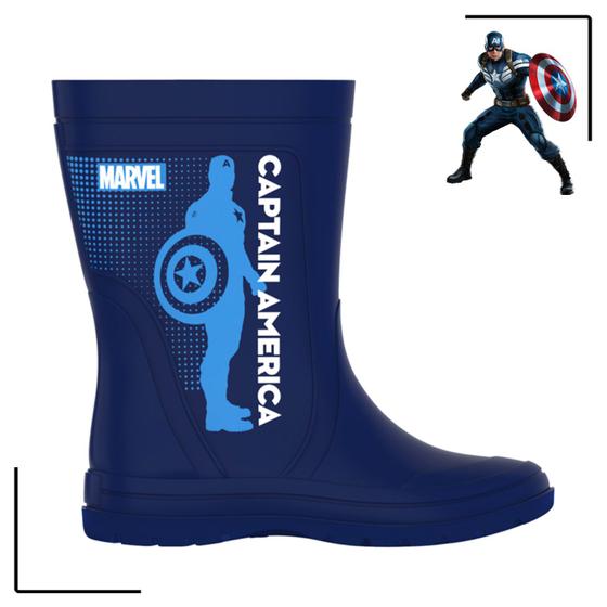 Galochinha Infantil Bota Infantil Capitao America Bota Galocha