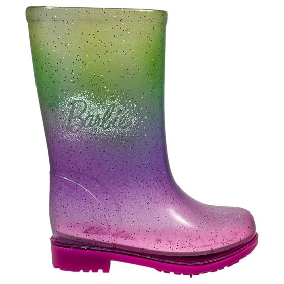 bota infantil galocha infantil barbie