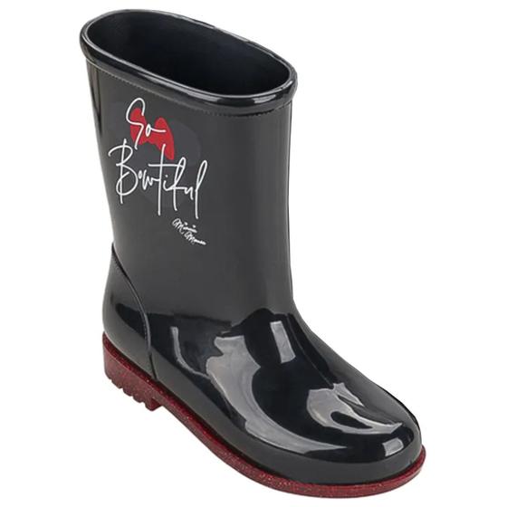 Imagem de Bota Galocha Infantil Menina Impermeável Minnie Rain Fun