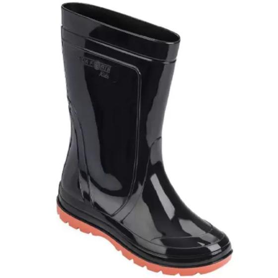 Bota Galocha Jetsky Infantil Kids Preto de Chuva Grendene Menor preço em Bota Galocha Jetsky Infantil Kids Preto de Chuva Grendene