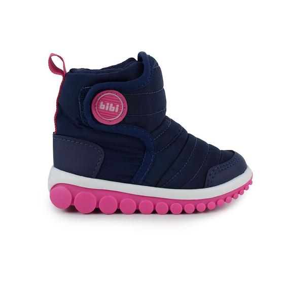 Imagem de Bota Infantil Feminina Bibi Roller Marinho Hot Pink 1155