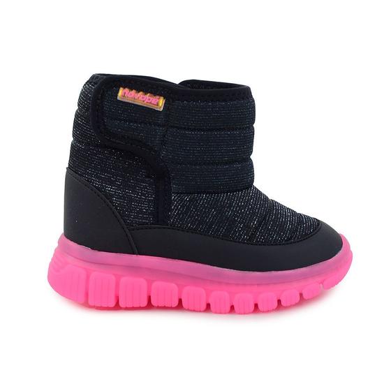 Imagem de Bota Infantil Feminina Novopé CB Glitter Preto - 9900