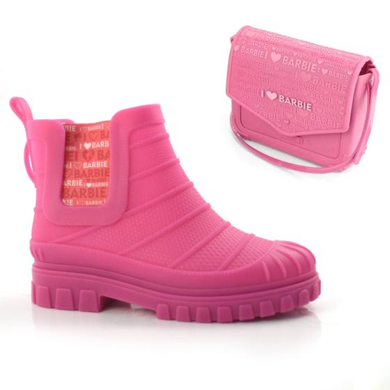 Imagem de Bota Infantil Grendene Barbie Love Bag do 25 ao 34 Rosa 22918