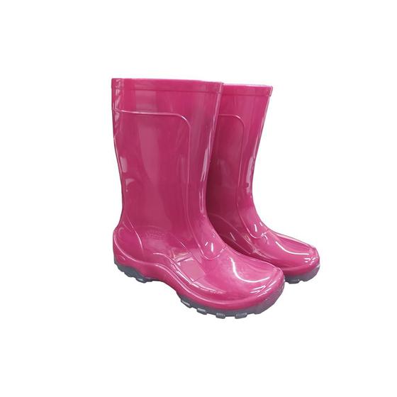 Imagem de Bota Infantil Impermeável Pink Galocha Pvc / Borracha