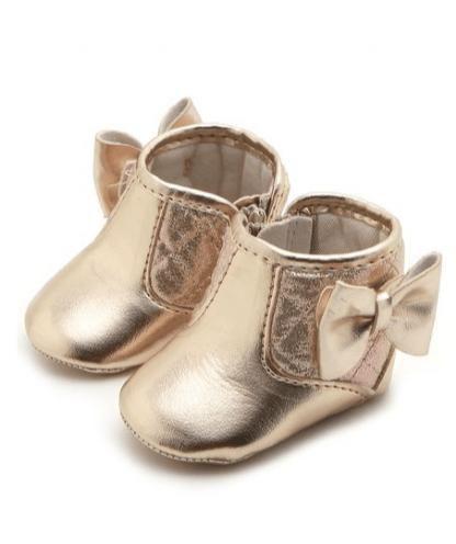 Imagem de Bota infantil laço dourada - 1 ao 4  0018658c - pimpolho 