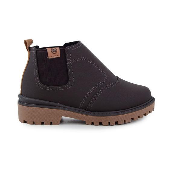 Imagem de Bota Infantil Masculina Molekinho Marrom Café - 2144