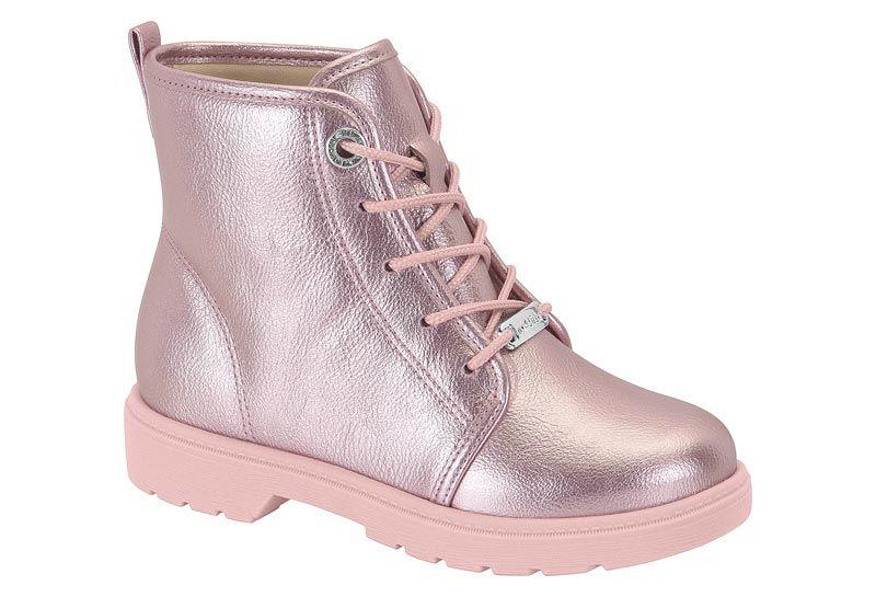 Imagem de Bota infantil molekinha cadarço menina infantil luxo boiadeira roça fazendinha mini diva inverno