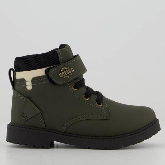 Imagem de Bota Klin Rock Mini Verde e Preto