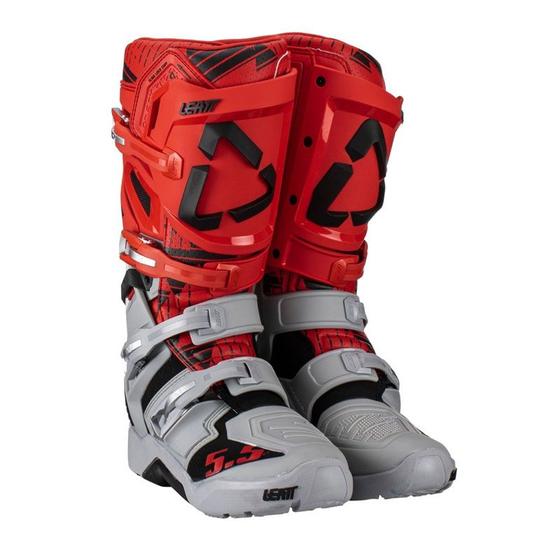 Imagem de Bota Leatt 5.5 Flexlock Enduro Cinza/Vermelho