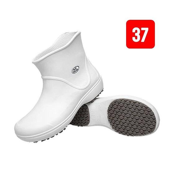 Imagem de Bota Light Boot Antiderrapante BB85 Branco Nº 37 Soft Woks