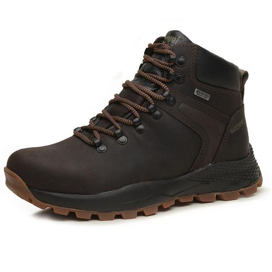 Bota MacBoot Alpes 02 Waterproof Masculino - Café - Mac Boot Imagem de Bota MacBoot Alpes 02 Waterproof Masculino - Café