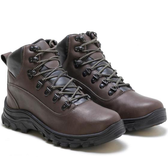 Imagem de Bota Masculina Adventure Cano Curto Trilas Conforto Macia