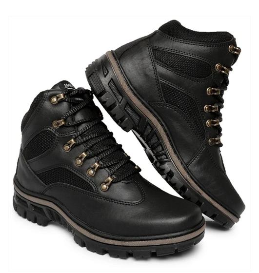 Imagem de Bota  Masculina Adventure Coturno Masculino Solado de Borracha Tratorado Marca Marotto 