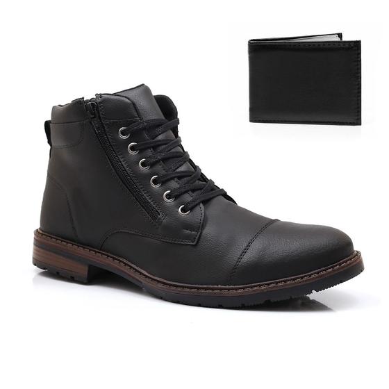 Imagem de Bota Masculina Bredeni Com Ziper State Com Carteira