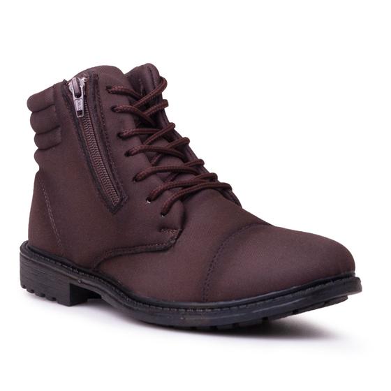 Imagem de Bota Masculina Casual Coturno Com Zíper Confortável JDK491